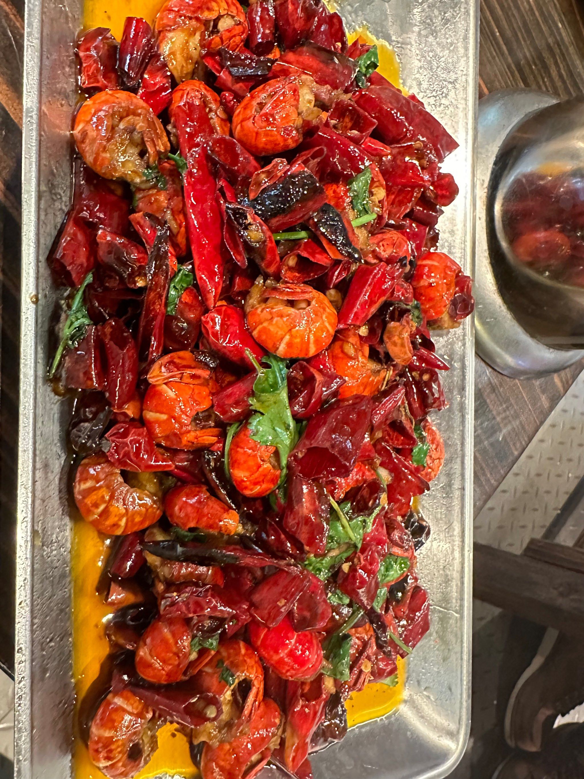 烧烤店里巨好吃的龙虾尾