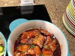 日式浇汁三文鱼骨-融信华邑酒店·鲜艳西餐厅