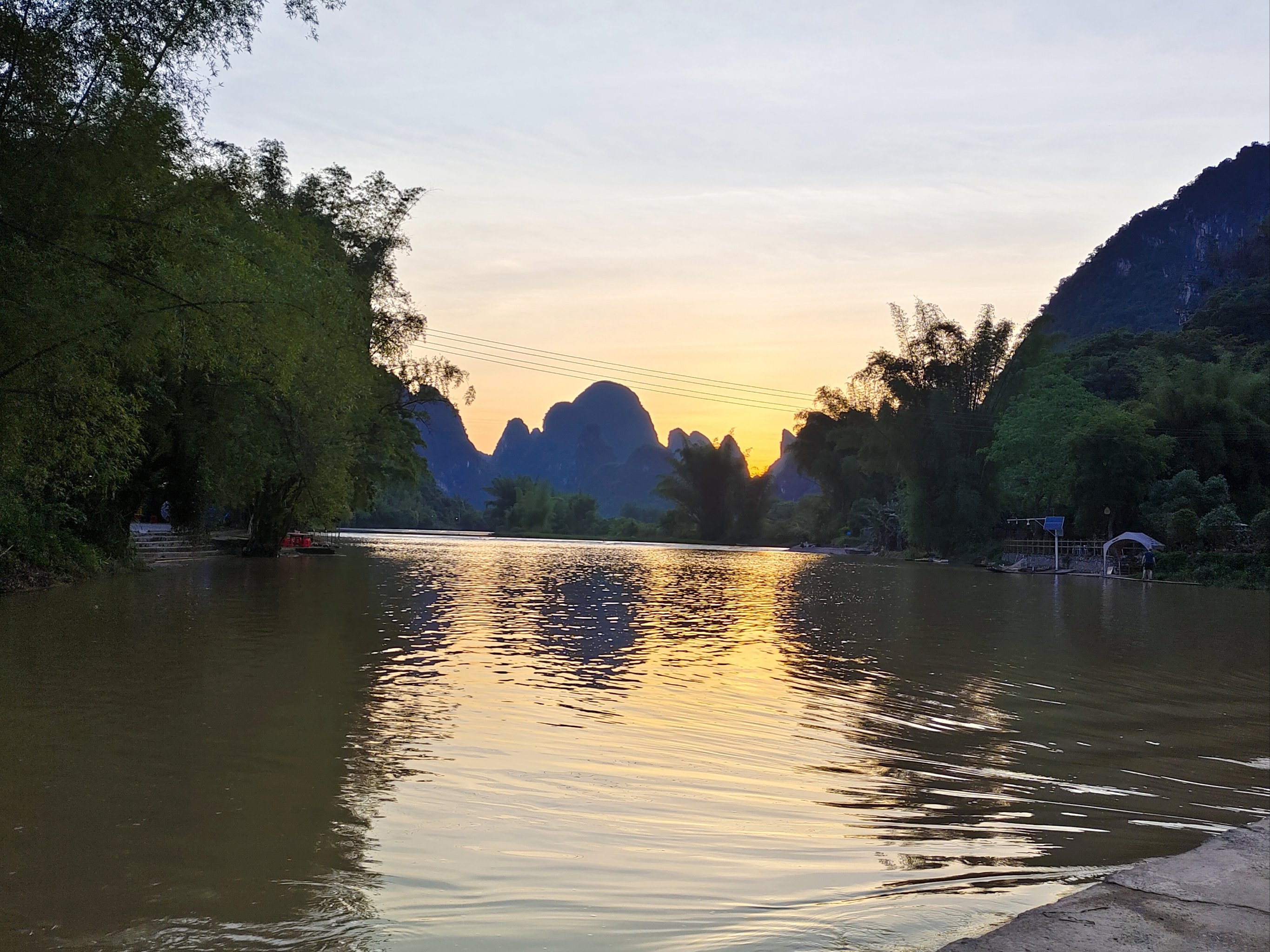 广西阳朔遇龙河风景图片