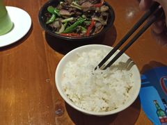 干笋子炒腊肉-禧福徕盆盆香川菜馆