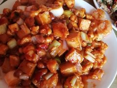 宫爆三样-鑫来子菜馆