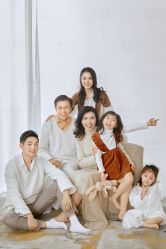 -时光纪亲子全家福照相馆(静安店母女写真父母纪念照)