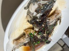 潮州老菜脯酱蒸南澳笋壳鱼-北京国际饭店·谭府餐厅