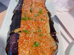 酱香烤茄子-猪啊牛呀羊啊铜盘烤肉(正大广场店)