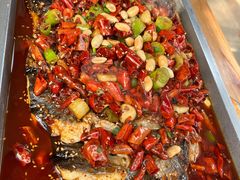 经典香辣烤鱼（清江鱼/份）-锦尚阁烤鱼•天津菜(宣武门胡同店)
