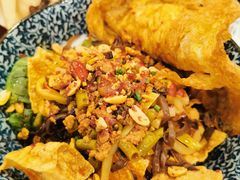 干捞螺蛳粉加炸蛋-螺世纪螺蛳粉·桂味小排档(裕德店)