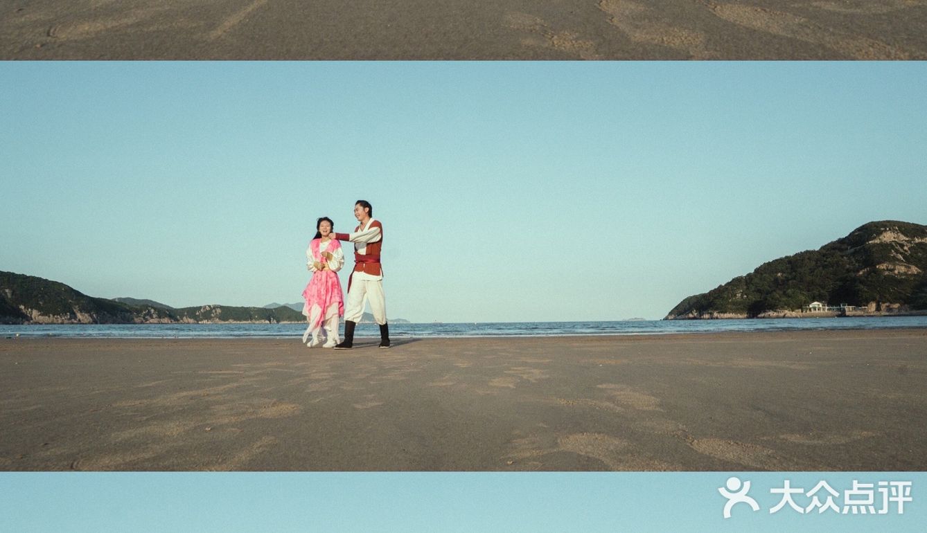 江浙沪周边电影感海滩🏝桃花岛塔湾金沙