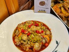 -东来菜馆•手抓海鲜家常菜•海鲜锅贴(鸽子窝店)