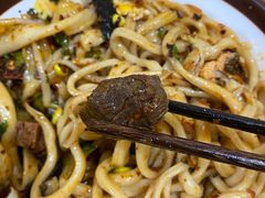 牛肉干拌拉条子-马振面(小皮院店)