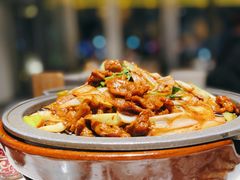 经典葱爆小羔羊肉-悦融·京鲁菜·露台花园(安定门店)