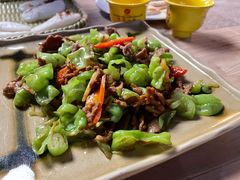 皱椒炒牦牛肉-缘生态云南菜·野生菌庭院餐厅(华侨城店)