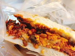 -清真马乐贝腊牛肉蛋黄菜夹馍(马蓉洒金桥店)