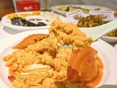 香辣蟹炒滑蛋-必点海鲜·海肠捞饭·鲅鱼水饺(滨江道店)