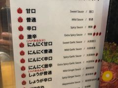 菜单-難波肉劇場