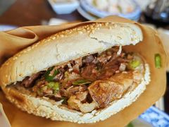 夹牛肉烧饼-老三羊汤【北兴隆街店】