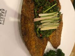 傣家香茅草烤鲈鱼-香巴拉云南餐厅(华莱坞店)