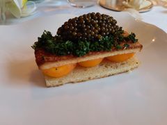 有机蛋黄吐司鱼子酱和香草-Jean Georges