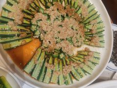 蒜蓉蒸秋葵-鱼痴渔醉·食鲜集(月亮湾店)