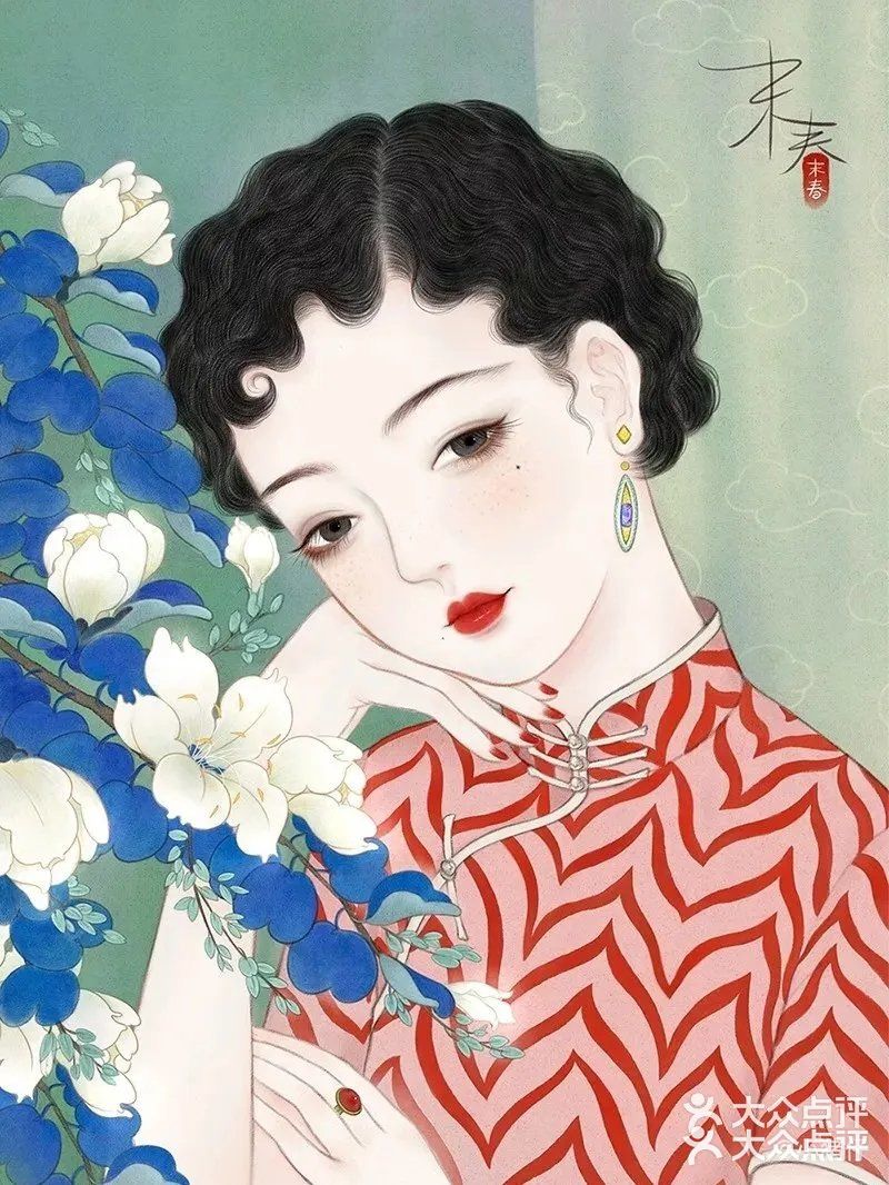 插画里的民国风！