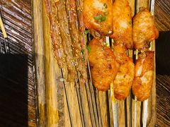 烤鸡翅中-串大叔炭火烤串·鸡西大冷面刀削面(总店)
