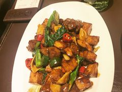 杏鲍菇牛肉粒-有璟阁港式餐厅(国贸商城店)