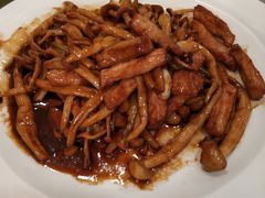 松板肉爆灵芝菇-汇贤府·李氏鲁菜(五棵松店)