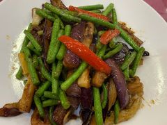 长豆角炒茄子-蛇平饭店(明园路店)