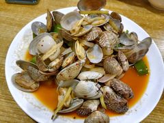 爆炒花斑蛤-温州一家人美食(西木头市店)