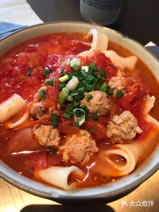 麦乡面(星汇两江店)番茄手工丸子面块图片