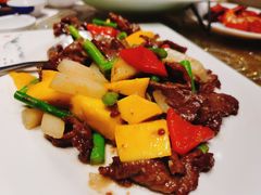 香芒爆牛肉-富黎华海鲜大酒楼(正大广场店)