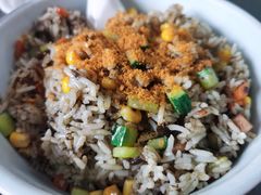 橄榄肉松炒饭-古德寺素菜馆