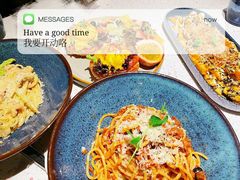 芝士蘑菇鲜虾意大利面-BE BRIGHT KITCHEN(正佳广场店)