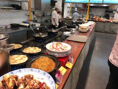 自助取餐区-梁家大院•农家菜(昆山会展中心店)