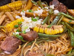 精选肋排焖面-金豆角砂锅焖面(安贞店)