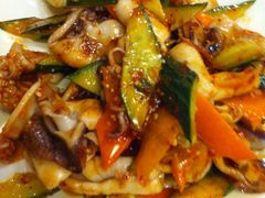 鱿鱼-崔英子朝韩民俗风味烤肉烤串城(大东店)