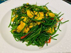 尼雅鸡蛋炒沙葱-可爱的新疆·丝路宴(盛达广场店)