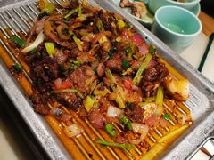 葱椒爆牛肉-绿茶餐厅