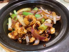 鲜沙姜三葱爆鱿鱼-稻香酒家(长宁KING88广场店)