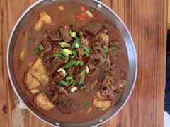 牛肉火锅-胡老三家土菜馆·老店地方特色菜·招牌茅山地锅老鹅