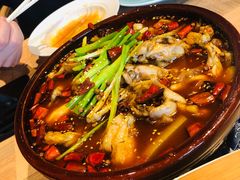 水煮牛蛙-川旺角川粤融合菜•海景餐厅(星海广场店)