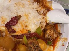 大盘鸡拌饭-撒拉花儿·新疆菜·清真(太阳宫店)