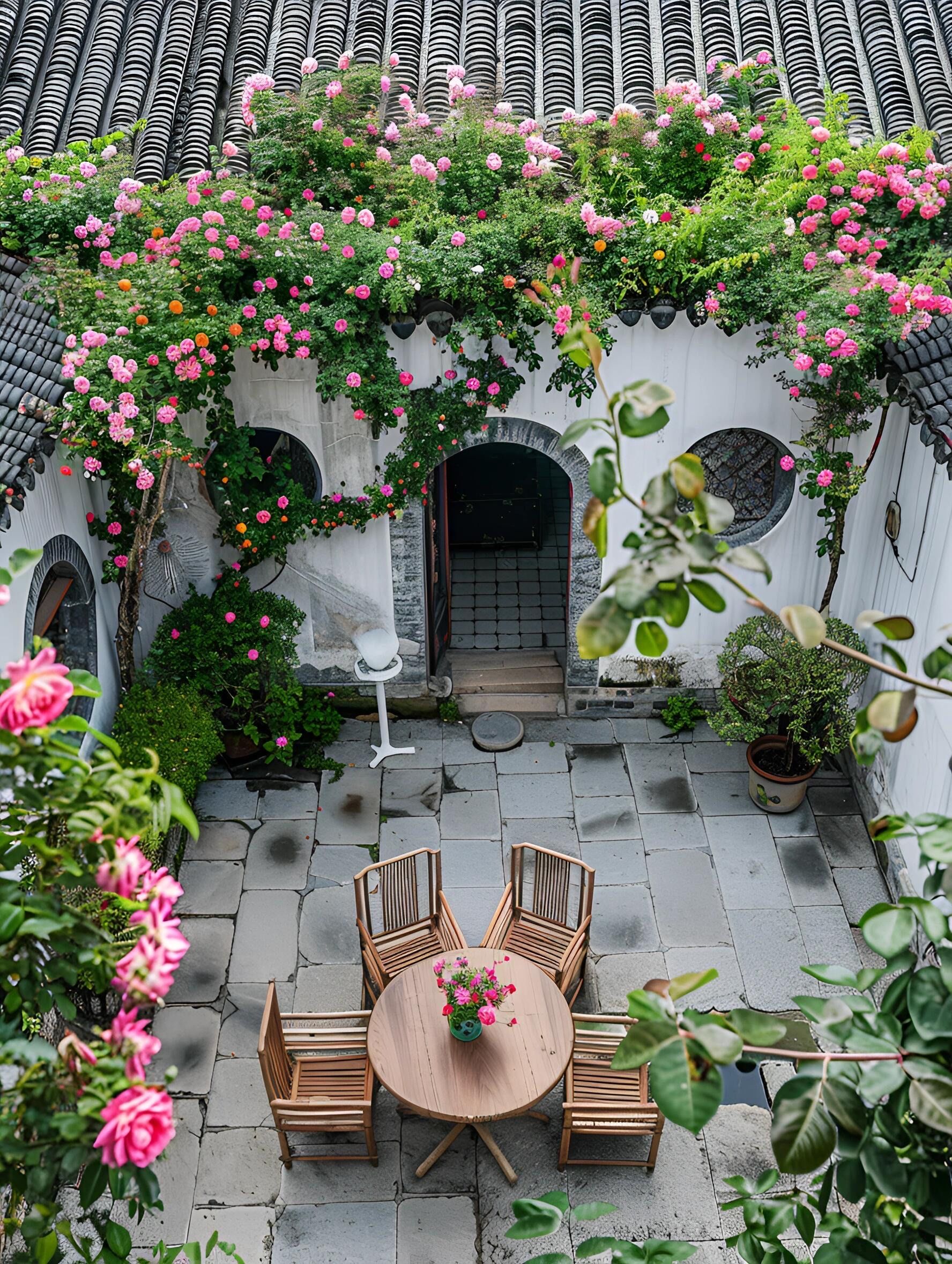 我的后院花园绝美风景