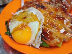鸳鸯双扒煎蛋饭-華叔茶記