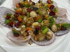 葱爆威海扇贝-威海渔村(黄兴路店)