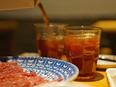 古法熬制酸梅汤-老门框爆肚涮肉(望京店)