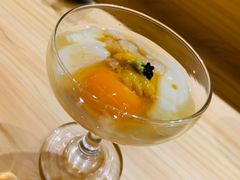 温泉蛋拌富士山白虾海胆-鮨青(恒基名人购物中心店)