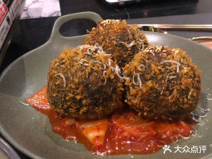 KCOOKING概念韩餐(世茂52+店)墨鱼芝士饭团图片