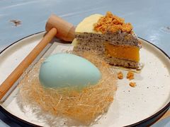 咸蛋黄肉松千层切块-随心小姐