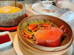 清蒸红膏蟹-木守西溪溪隐餐厅