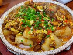 铁板豆腐-小乡小镇·传承桐庐土菜·老板亲自烧的菜